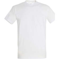 Textil Mulher T-Shirt mangas curtas Sols IMPERIAL camiseta color Blanco Blanco