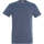 Textil Mulher T-Shirt unge mangas curtas Sols IMPERIAL camiseta color Denim Azul