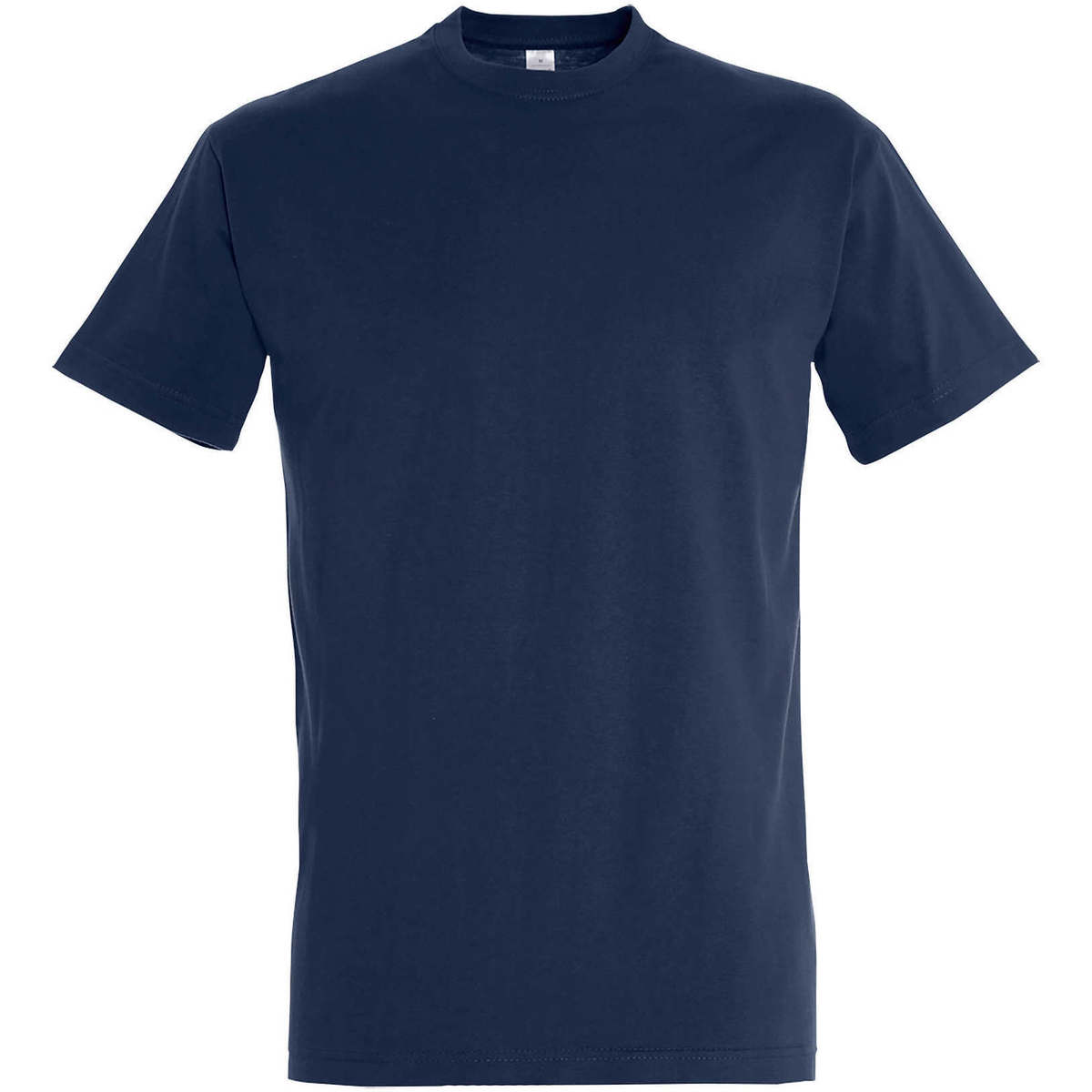 Textil Mulher T-Shirt bianco mangas curtas Sols IMPERIAL camiseta color French Marino Azul