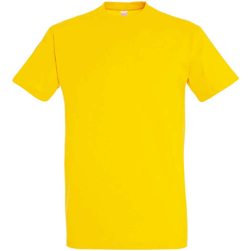 Textil Mulher T-Shirt mangas curtas Sols IMPERIAL camiseta color Amarillo Amarelo