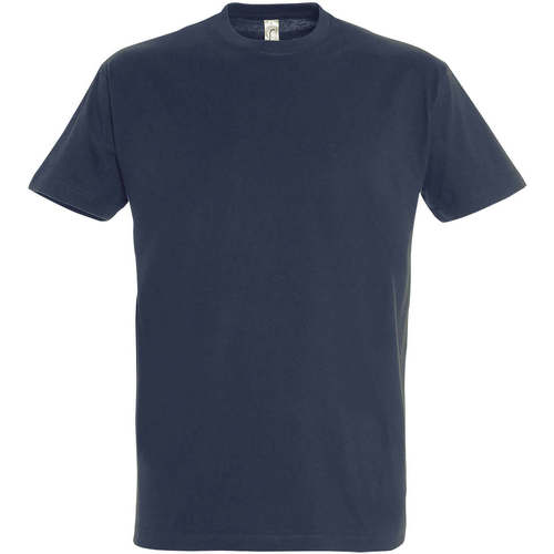 Textil Mulher T-Shirt mangas curtas Sols IMPERIAL camiseta color Azul Marino Azul