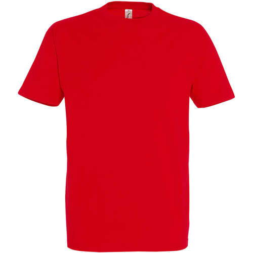 Textil Mulher T-Shirt mangas curtas Sols IMPERIAL camiseta color Rojo Vermelho