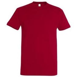 Textil Mulher Nae Vegan Shoes Sols IMPERIAL camiseta color Rojo Tango Rojo