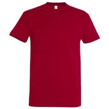 Textil Mulher T-Shirt mangas curtas Sols IMPERIAL camiseta color Rojo Tango Rojo