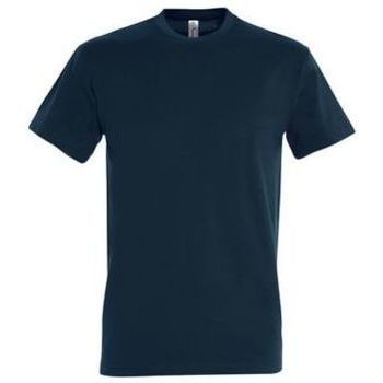 Textil Mulher T-Shirt mangas curtas Sols IMPERIAL camiseta color Azul Petróleo Azul