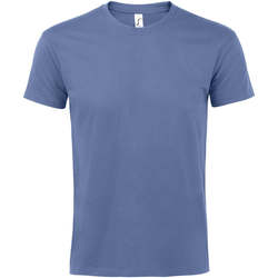 Textil Mulher T-Shirt gentleman mangas curtas Sols IMPERIAL camiseta color Azul Azul