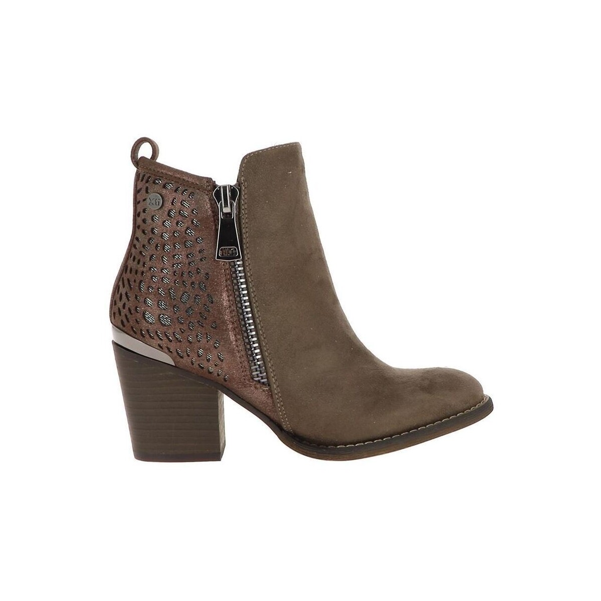 Sapatos Mulher Botins Xti ANTELINA  TAUPE 48249 Castanho