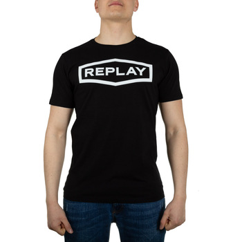 Textil Homem T-shirts e Pólos Replay M305822880 Preto