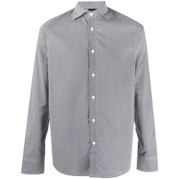 Textil Homem Camisas mangas comprida Emporio Armani 33864-19083 Branco