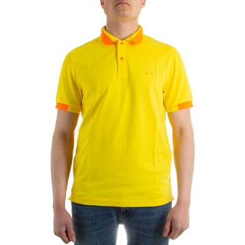 Textil Homem T-shirts e Pólos Sun68 A31119 Amarelo