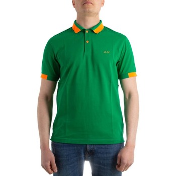 Textil Homem T-shirts e Pólos Sun68 34444-19936 Verde