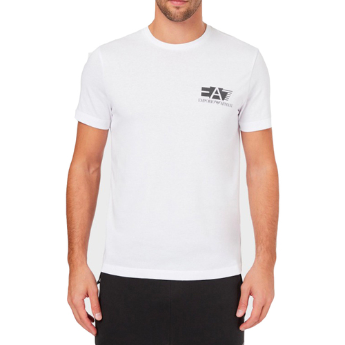Textil Homem T-shirts e Pólos Emporio Armani EA7 3HPT29PJJ6Z Branco