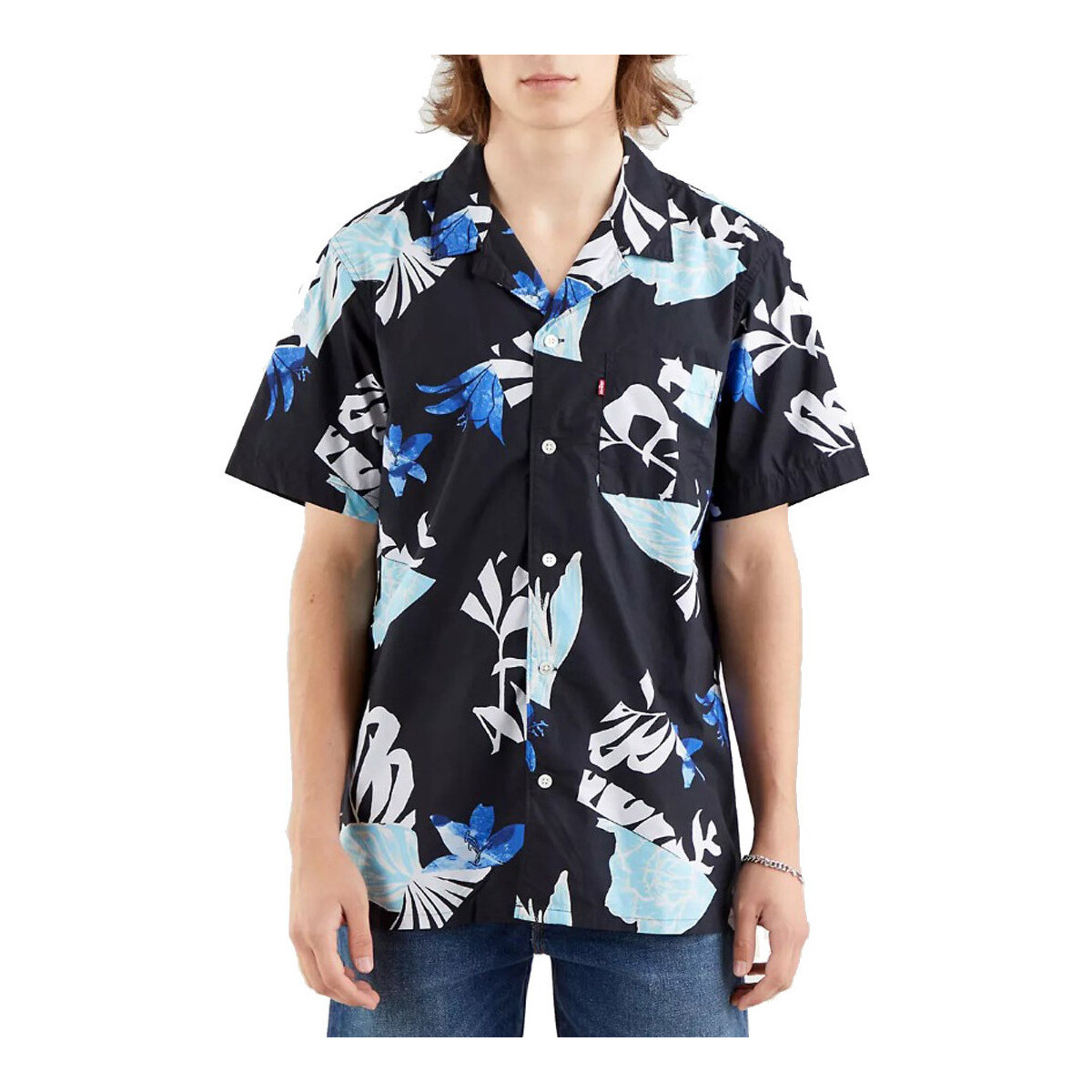 Textil Homem Camisas mangas comprida Levi's 726250035 Azul