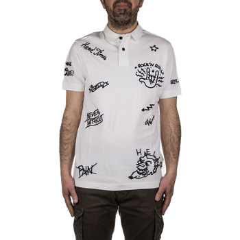 Textil Homem T-shirts e Pólos Replay 29933-13099 Branco