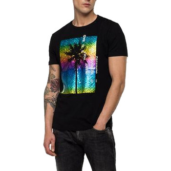 Textil Homem T-shirts e Pólos Replay M30142660 Preto