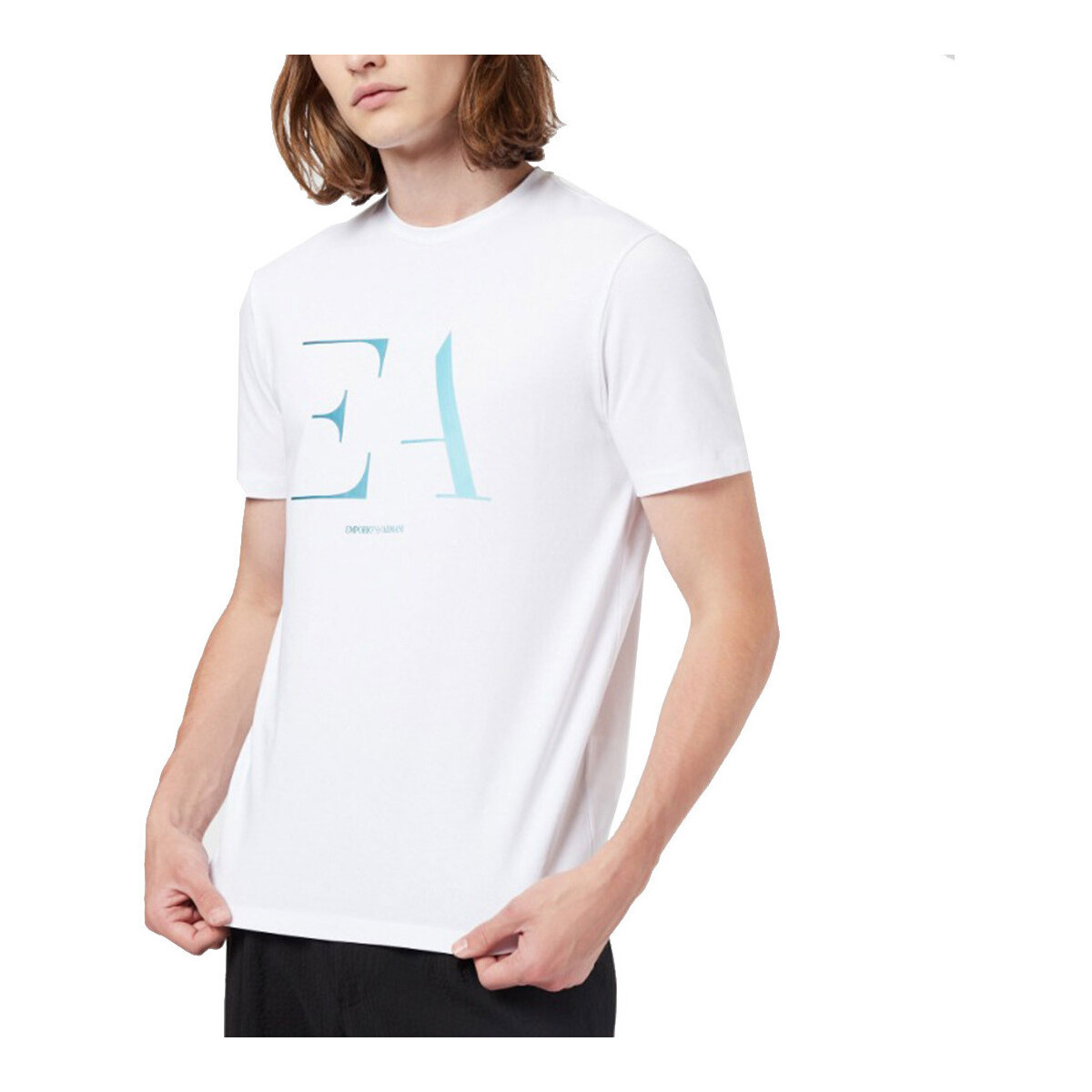 Textil Homem T-shirts e Pólos Emporio Armani 3H1TA51J0AZ Branco