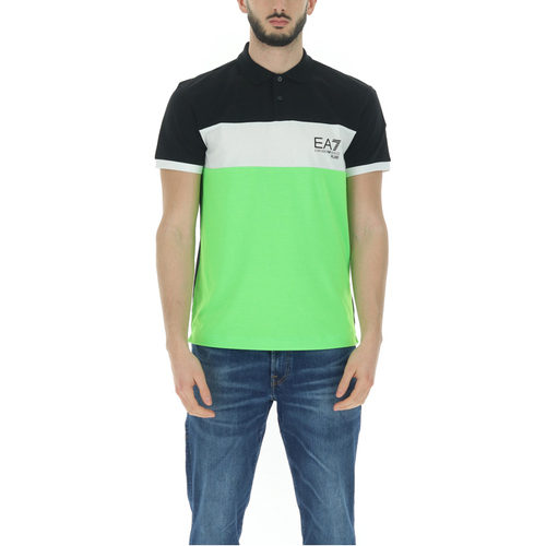 Textil Homem T-shirts e Pólos Emporio Armani EA7 3KPF12PJ6RZ Verde