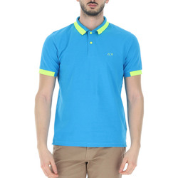 Textil Homem T-shirts e Pólos Sun68 A31119 Azul