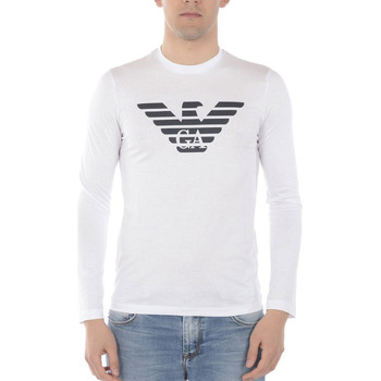 Textil Homem T-shirts e Pólos Emporio Armani 8N1T641JNQZ Branco