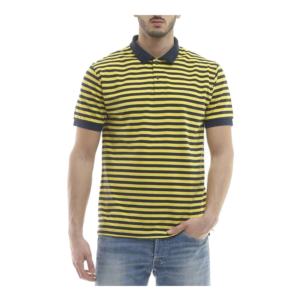 Textil Homem cotton-jersey polo shirt A19116 Amarelo