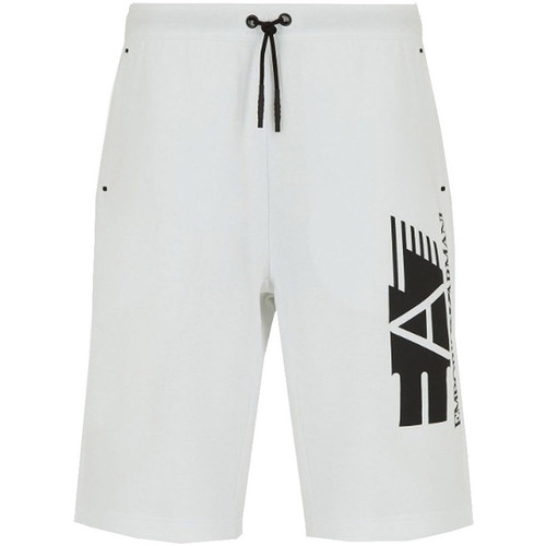 Textil Homem Shorts / Bermudas Emporio Armani EA7 3HPS63PJJ5Z Branco