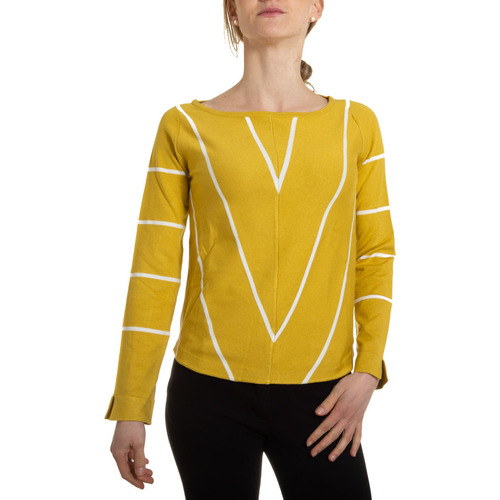 Textil Mulher camisolas Roupa de mulher a menos de 60la 53610205 Amarelo
