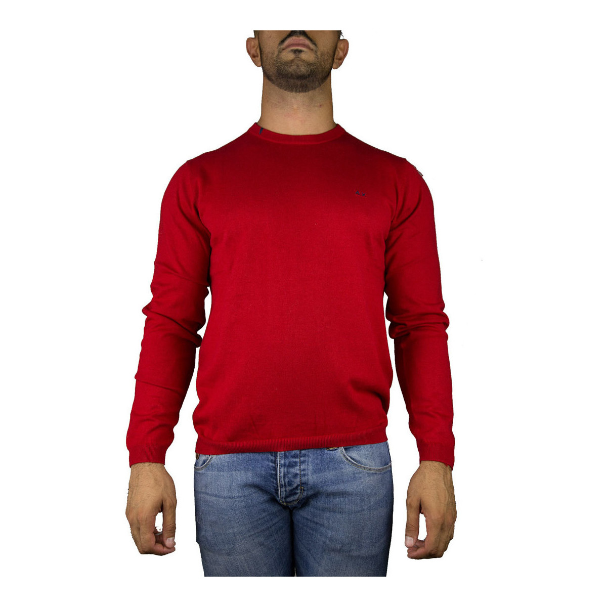 Textil Homem camisolas Sun68 K28101 Vermelho