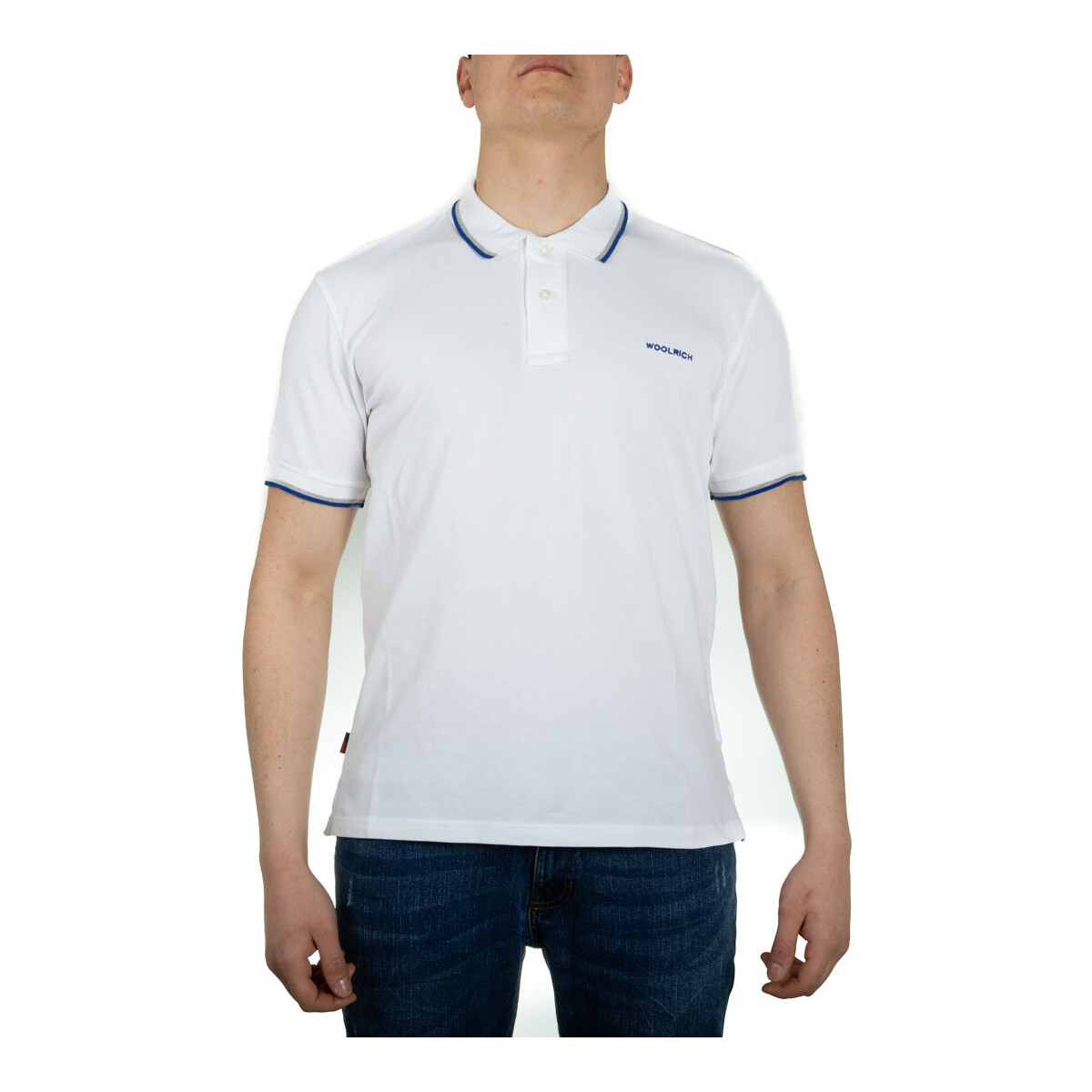 Textil Homem T-shirts e Pólos Woolrich WOPO0013MR Branco