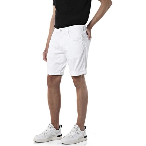 Textil Homem Shorts / Bermudas Replay MA996N8005301 Branco