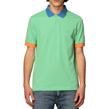 Textil Homem T-shirts e Pólos Sun68 34443-19932 Verde