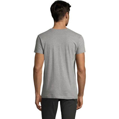 Sols Camiseta IMPERIAL FIT color Gris mezcla-100% algodón Cinza