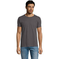 Textil Homem Ofereça cheques-prenda de 30€ a 150 de senhora Sols Camiseta IMPERIAL FIT color Gris oscuro Gris