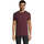 Textil Homem T-Shirt mangas curtas Sols Camiseta IMPERIAL FIT color Oxblood Outros