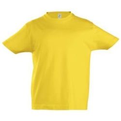 Textil Criança white short sleeve polo shirt Sols Camista infantil color Amarillo Amarillo
