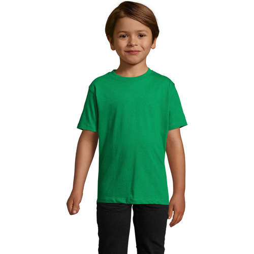 Textil Criança Polos mangas curta Sols Camista infantil color Verde Pradera Verde