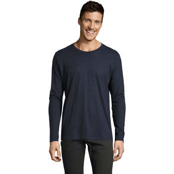Textil Homem Comet - Sudadera Unisex Sols Camiseta manga larga Azul