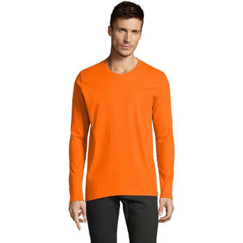 Textil Homem Mixed Men Camiseta Hombre Sols Camiseta manga larga Naranja