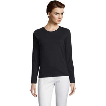 Textil Mulher Tweety-rhinestone cotton T-shirt Bianco Sols Camiseta imperial Women Preto