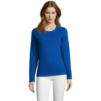 Textil Mulher Tweety-rhinestone cotton T-shirt Bianco Sols Camiseta imperial Women Azul