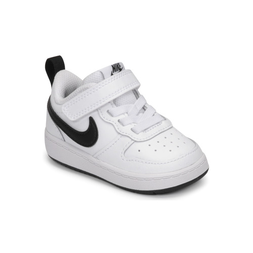 Sapatos Criança Sapatilhas lebron Nike lebron Nike COURT BOROUGH LOW 2 (TDV) Branco / Preto