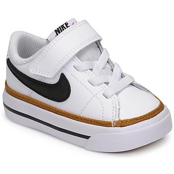 Sapatos Criança Sapatilhas Nike NIKE COURT LEGACY (TDV) Branco / Preto