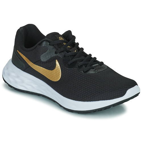 Sapatos Homem Sapatilhas de corrida Nike oreo Nike oreo REVOLUTION 6 NN Preto / Ouro