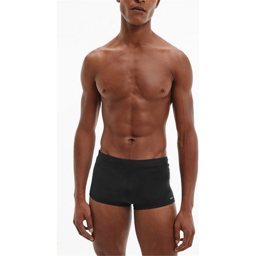 Textil Homem Fatos e shorts de banho Calvin Klein linear JEANS KM0KM00586 Preto