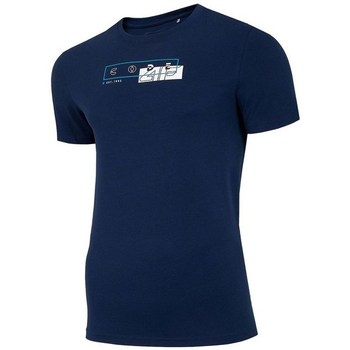 Textil Homem T-Shirt mangas curtas 4F TSM021 Azul marinho