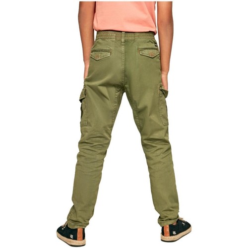 Textil Rapaz Calças Pepe jeans  Verde