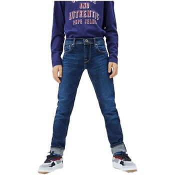 Textil Rapaz Jordan Essentials Fleece Crew Sweatshirt and Pants Pepe jeans  Azul