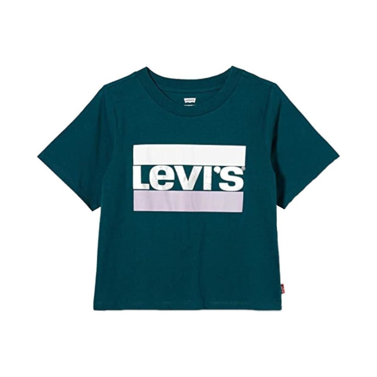 Textil Rapariga T-Shirt mangas curtas Levi's  Verde