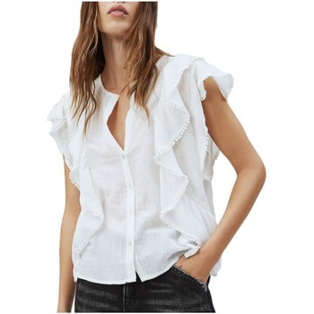 Textil Mulher Tops / Blusas Pepe jeans Burst  Branco
