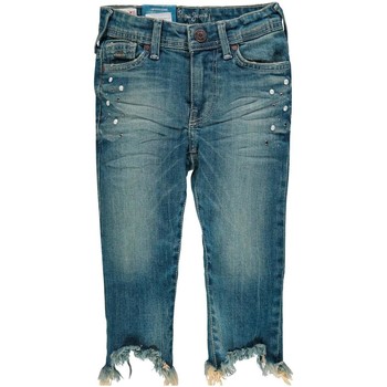 Textil Rapariga destroy short skinny jeans Pepe jeans  Azul