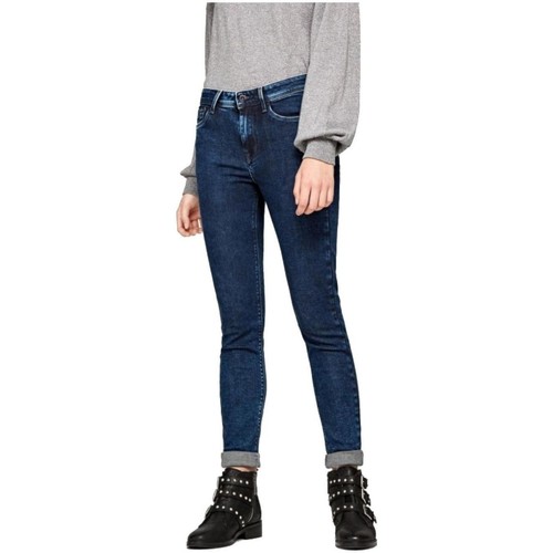Textil Rapariga Mari straight leg jeans Pepe jeans  Azul